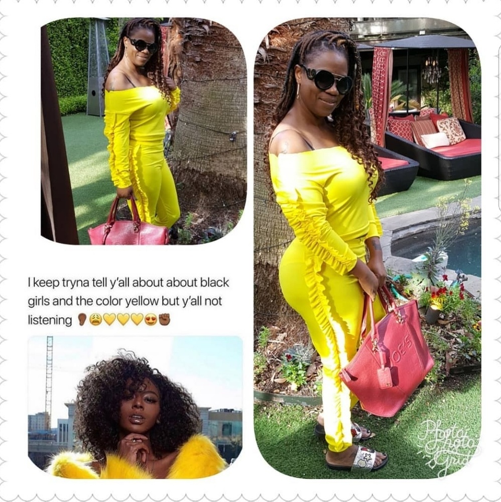 Two Piece Ruffle Down Set